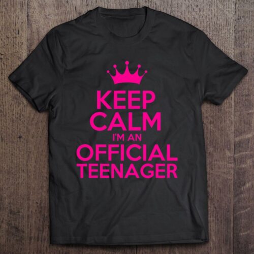 Personalized Name Age Official Teenager Shirt Onesis Kid Youth V-neck Unisex