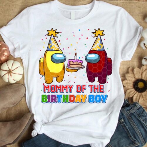 Personalized Name Age Among Us Birthday Shirt Cute Present 1