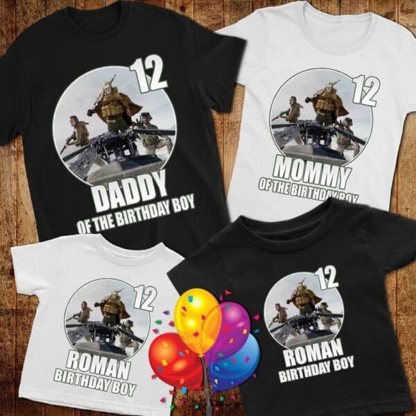 Personalized Name Age Call Of Duty Birthday Shirt Funny