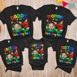 Personalized Name Age Cocomelon Shirts Birthday Cute