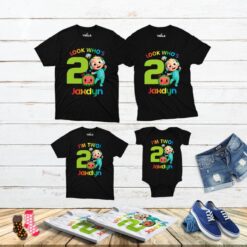 Personalized Name Age Cocomelon Shirts Birthday Gift