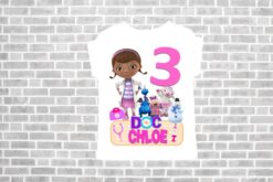 Personalized Name Age Doc Mcstuffins Birthday Shirt Cool 2
