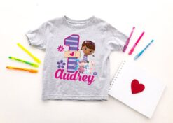 Personalized Name Age Doc Mcstuffins Birthday Shirt Cool Gifts 1