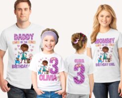 Personalized Name Age Doc Mcstuffins Birthday Shirt Gift 1