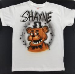 Personalized Name Age Five Nights At Freddy's Birthday Shirt Cute 1