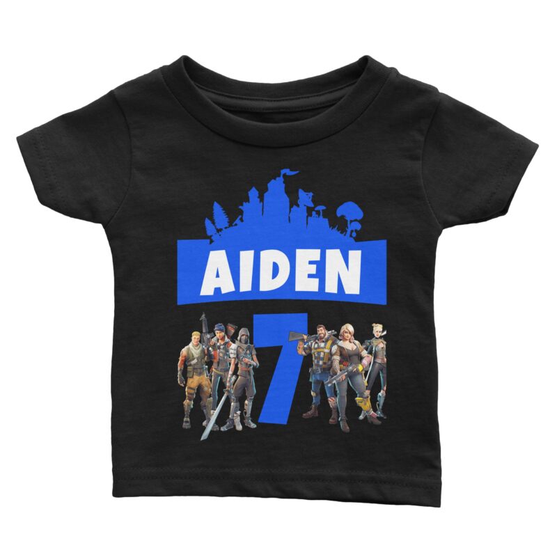 Personalized Name Age Fortnite Birthday Shirt Cute Gift 1