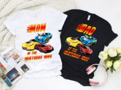 Personalized Name Age Hot Wheels Birthday Shirt Cute 2