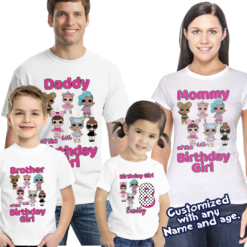 Personalized Name Age Lol Birthday Shirt Cute Presents 1