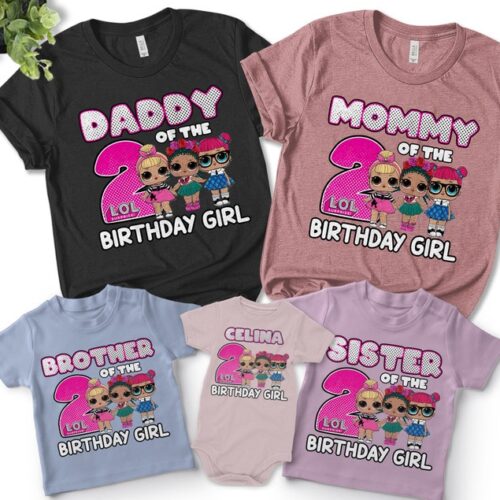 Personalized Name Age Lol Birthday Shirt Funny