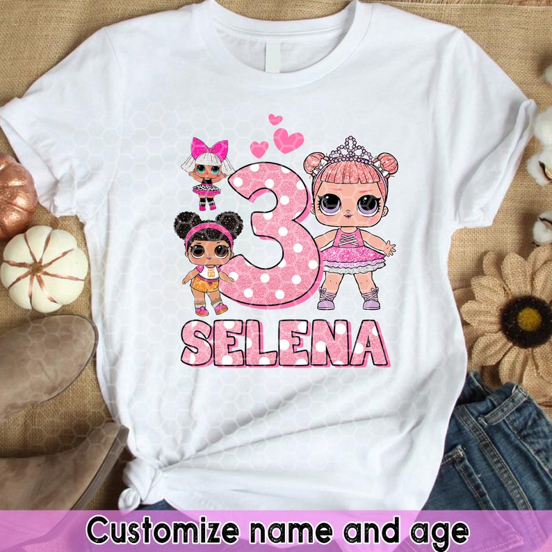 Personalized Name Age Lol Birthday Shirt Funny Gifts 2