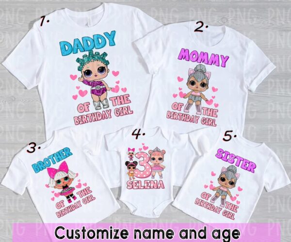 Personalized Name Age Lol Birthday Shirt Funny Gifts