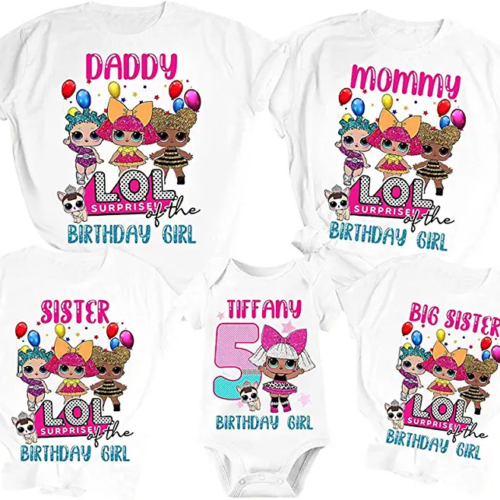 Personalized Name Age Lol Birthday Shirt Funny Presents