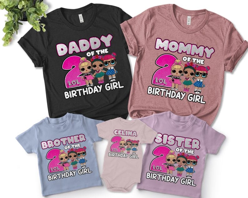 Personalized Name Age Lol Birthday Shirt Funny