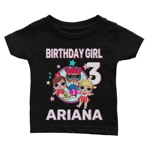 Personalized Name Age Lol Birthday Shirt Gift Cute 1