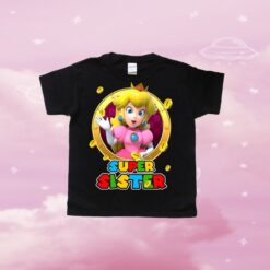 Personalized Name Age Mario Birthday Shirt Gift 2