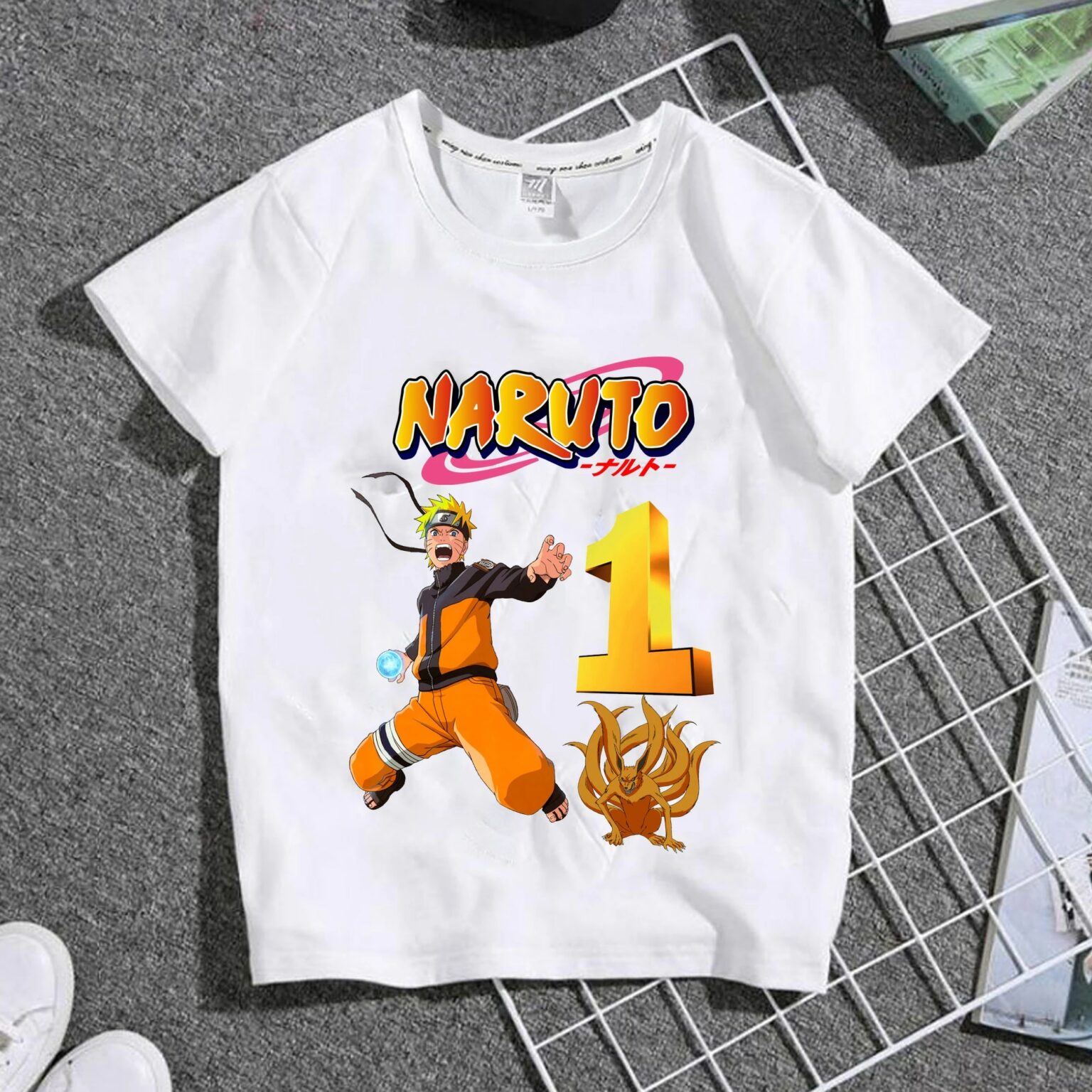 Personalized Name Age Naruto Birthday Shirt Cool