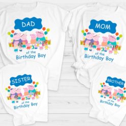 Personalized Name Age Peppa Pig Birthday Shirt Cute 3