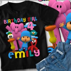 Personalized Name Age Pocoyo Birthday Shirt Funny