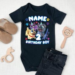 Personalized Name Age Puppy Dog Pals Birthday Shirt Cute 1