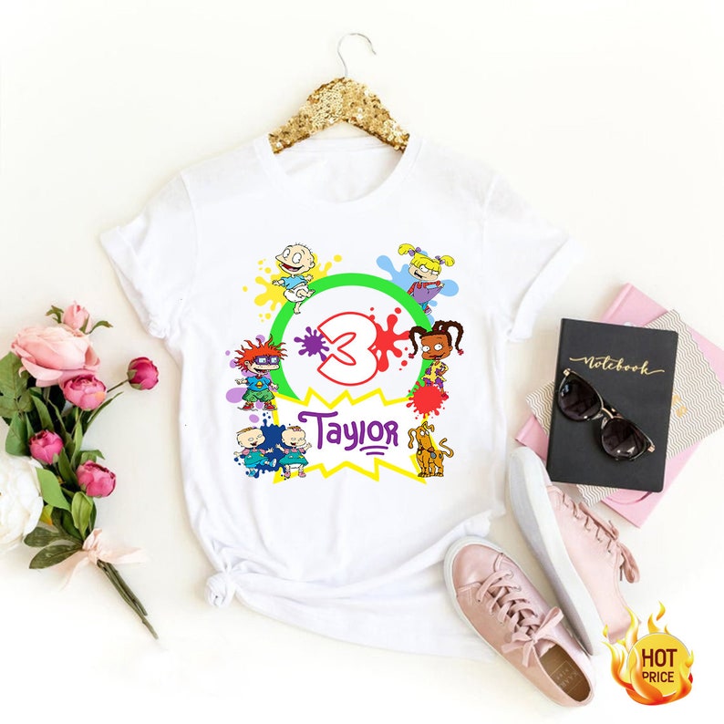 Personalized Name Age Rugrats Birthday Shirts Cool 2