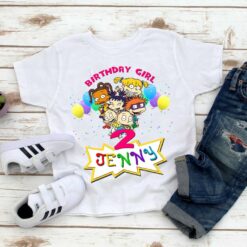 Personalized Name Age Rugrats Birthday Shirts Cute Gift 2
