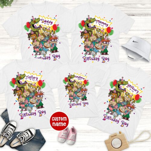 Personalized Name Age Rugrats Birthday Shirts Funny 1