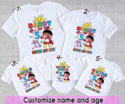 Personalized Name Age Ryan's World Birthday Shirt Funny Gift